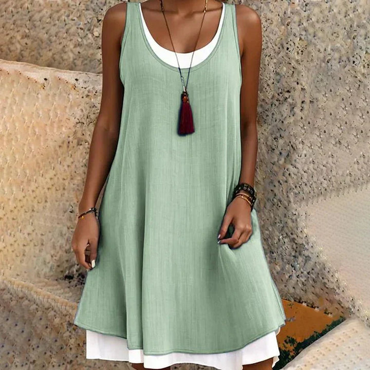 Claudine | Sunlit Elegance with Flattering Fit