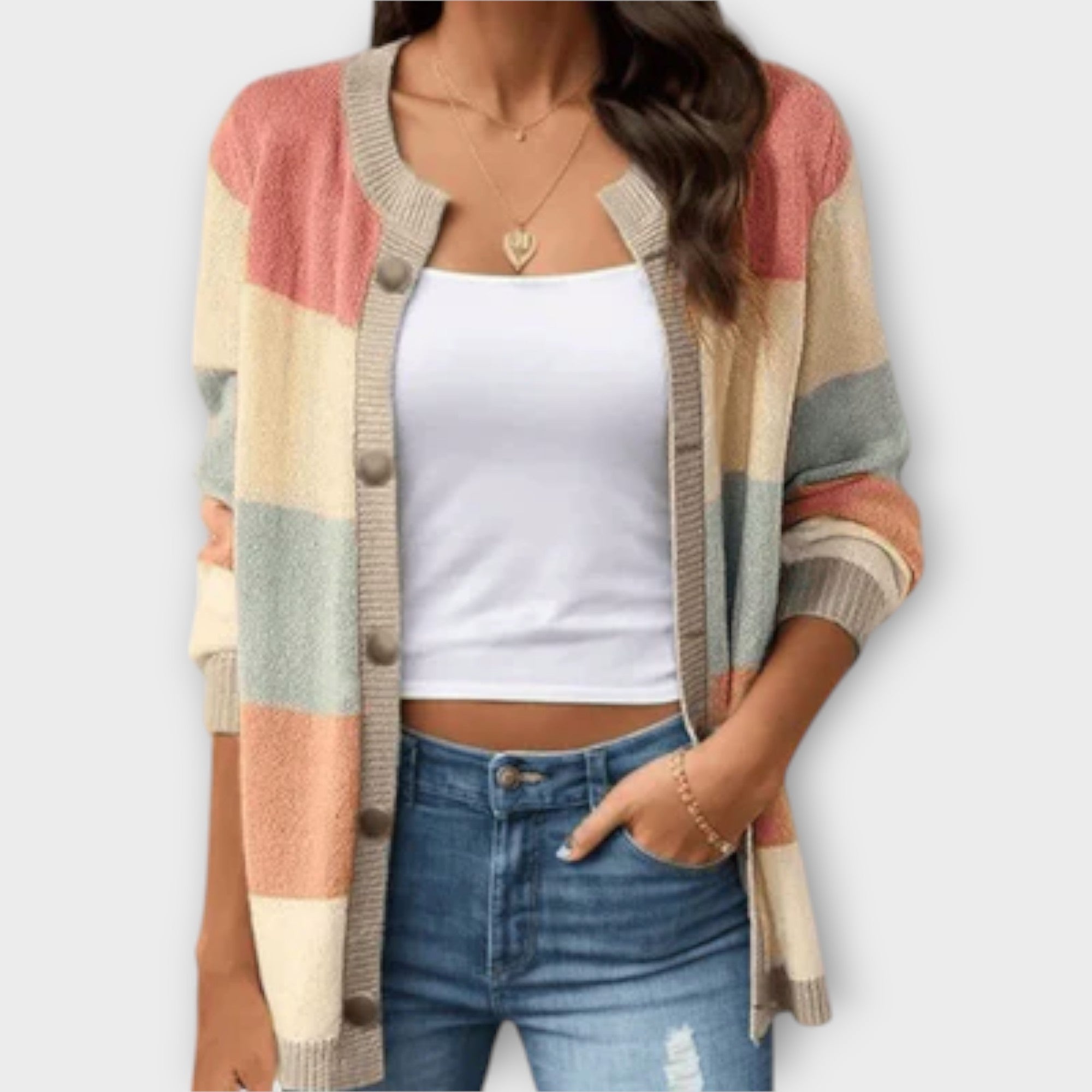 Striped Cardigan
