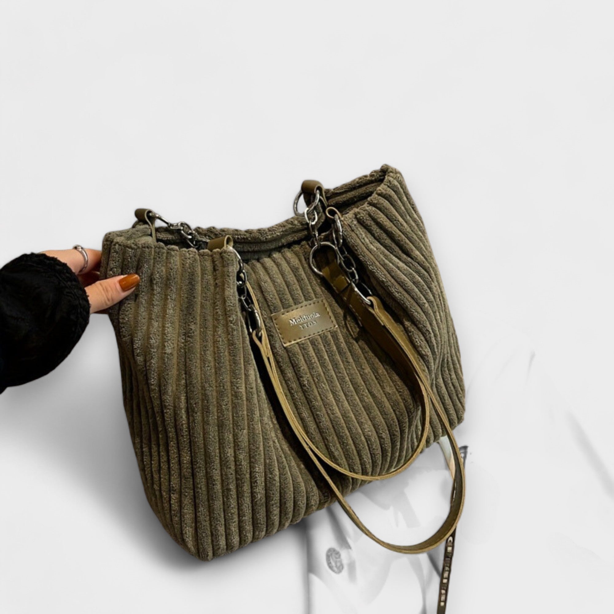Claire - Soft Cord Shoulder Bag