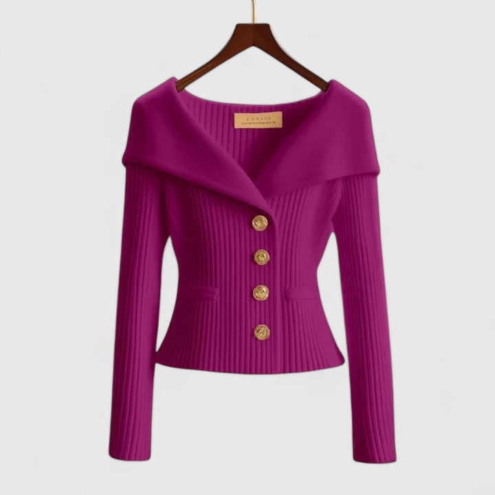 Chris™ - ELEGANT CARDIGAN WITH SOPHISTICATED SILHOUETTE