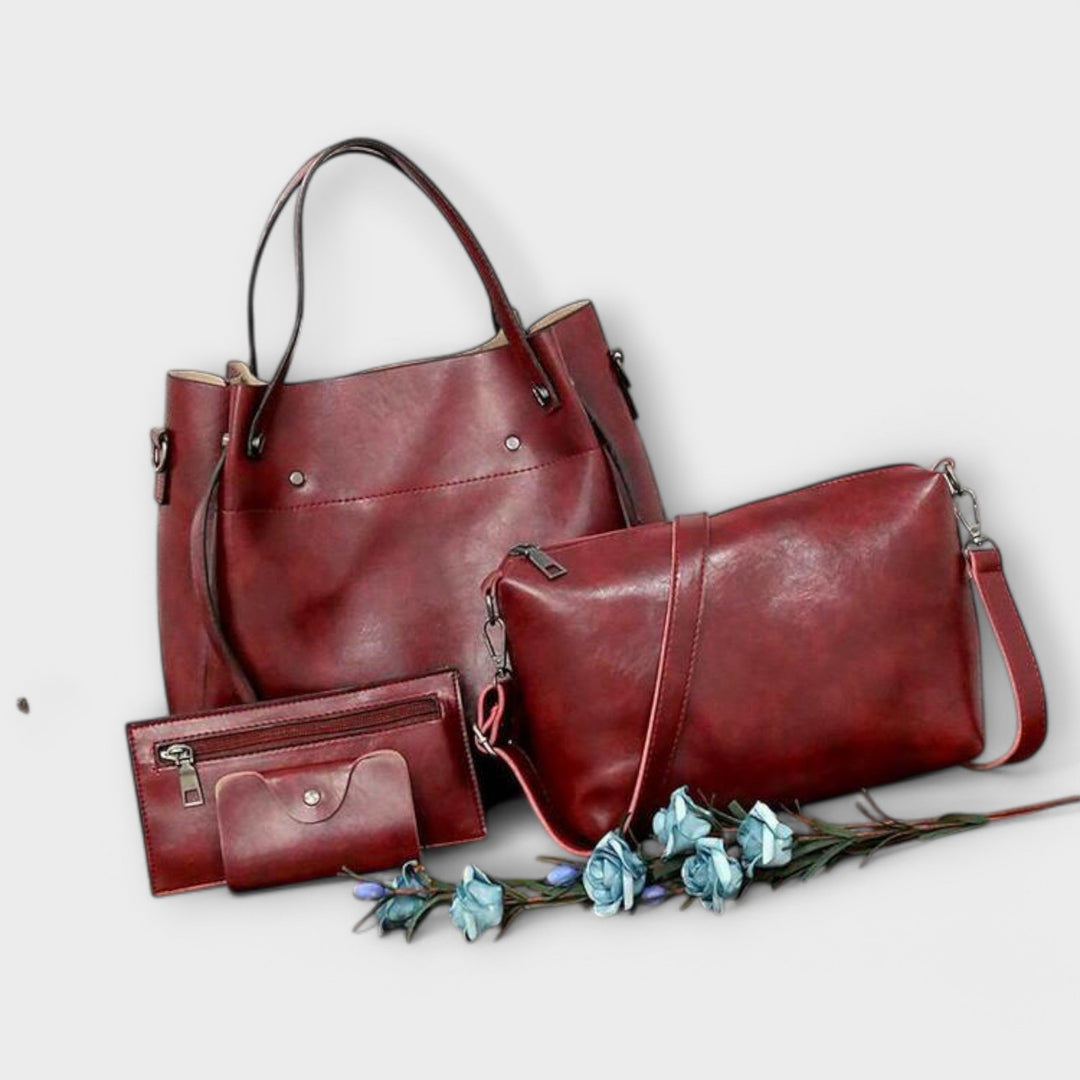 Claire - 4-piece vintage bag set