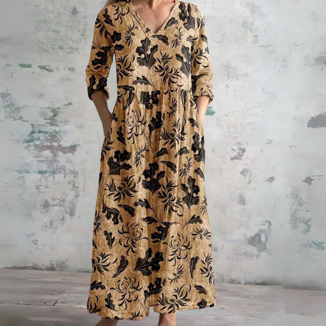 Mireille | Graceful transitional maxi dress