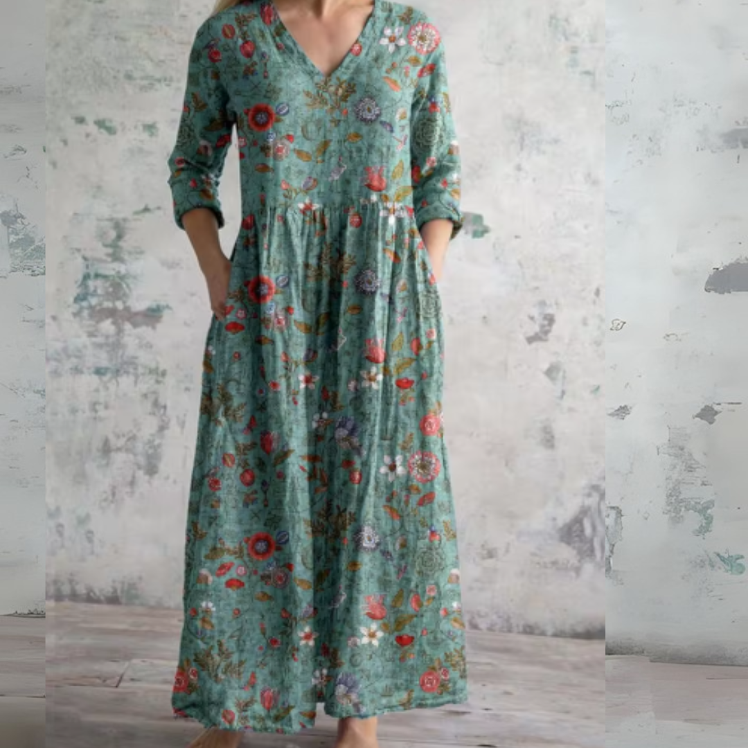 Marielle | Soft bloom maxi dress