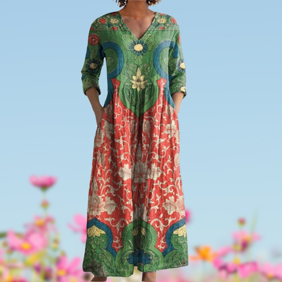 Amélie | Romantic floral maxi