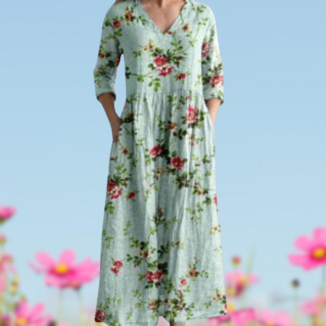 Marielle | Soft bloom maxi dress