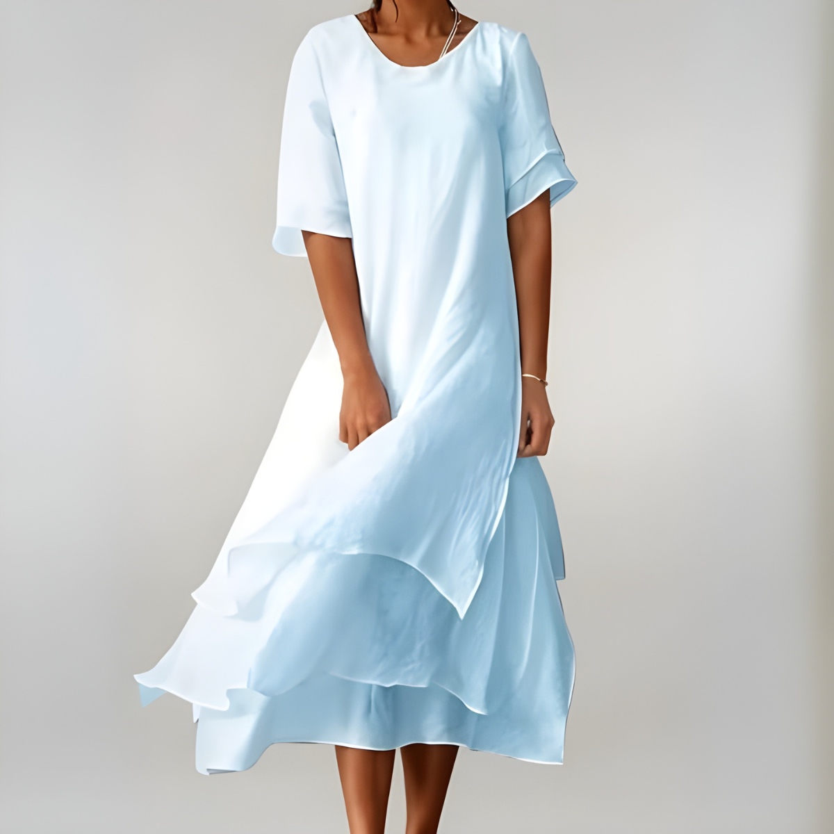 Agnès | Long, lightweight, and elegant cotton dress