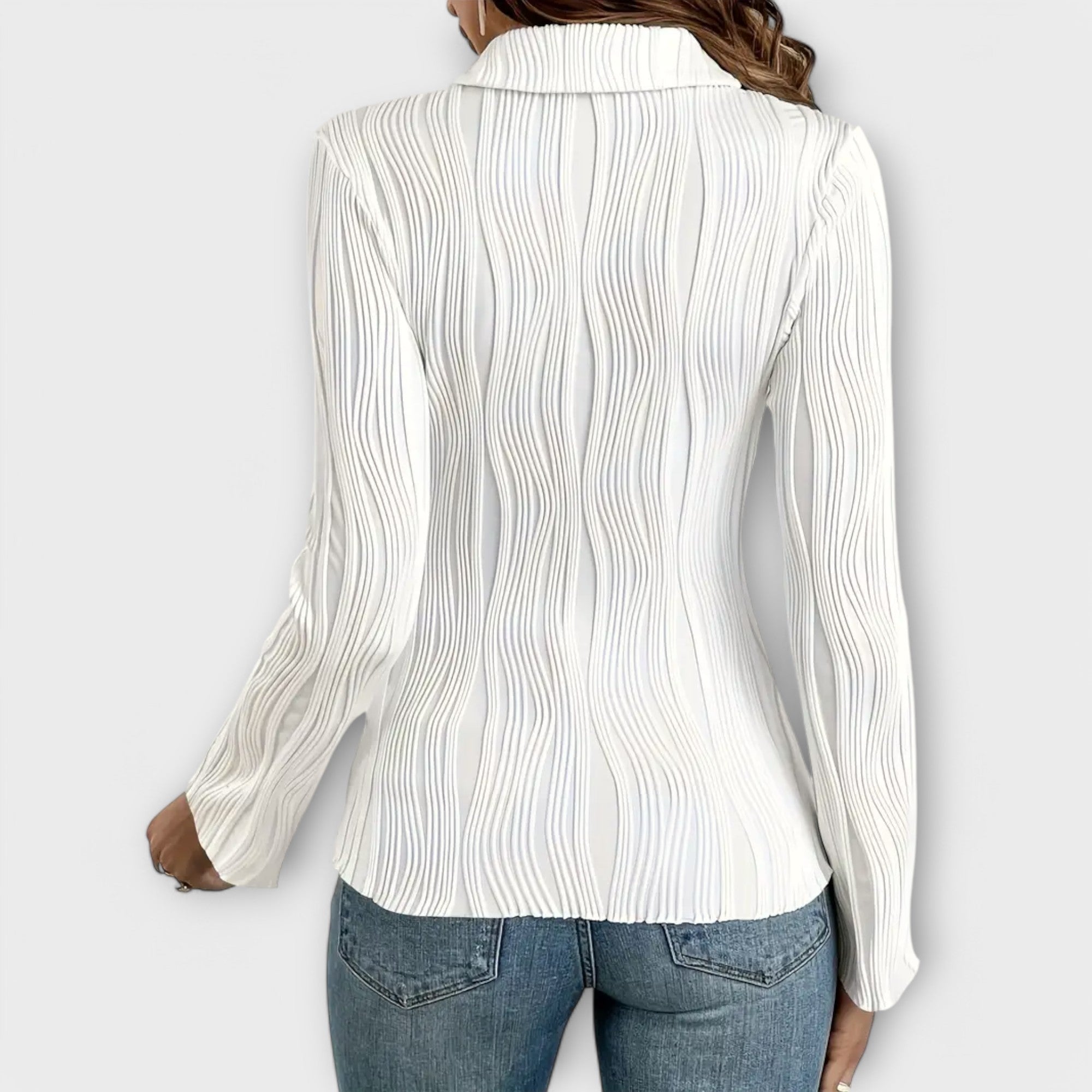 Blouse with Long Sleeves