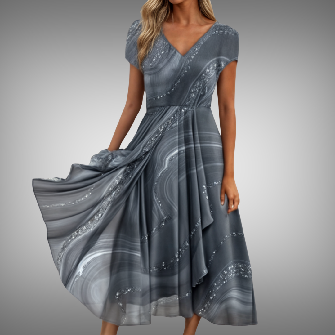 Claudine | Flattering V-Neck with Timeless Elegance