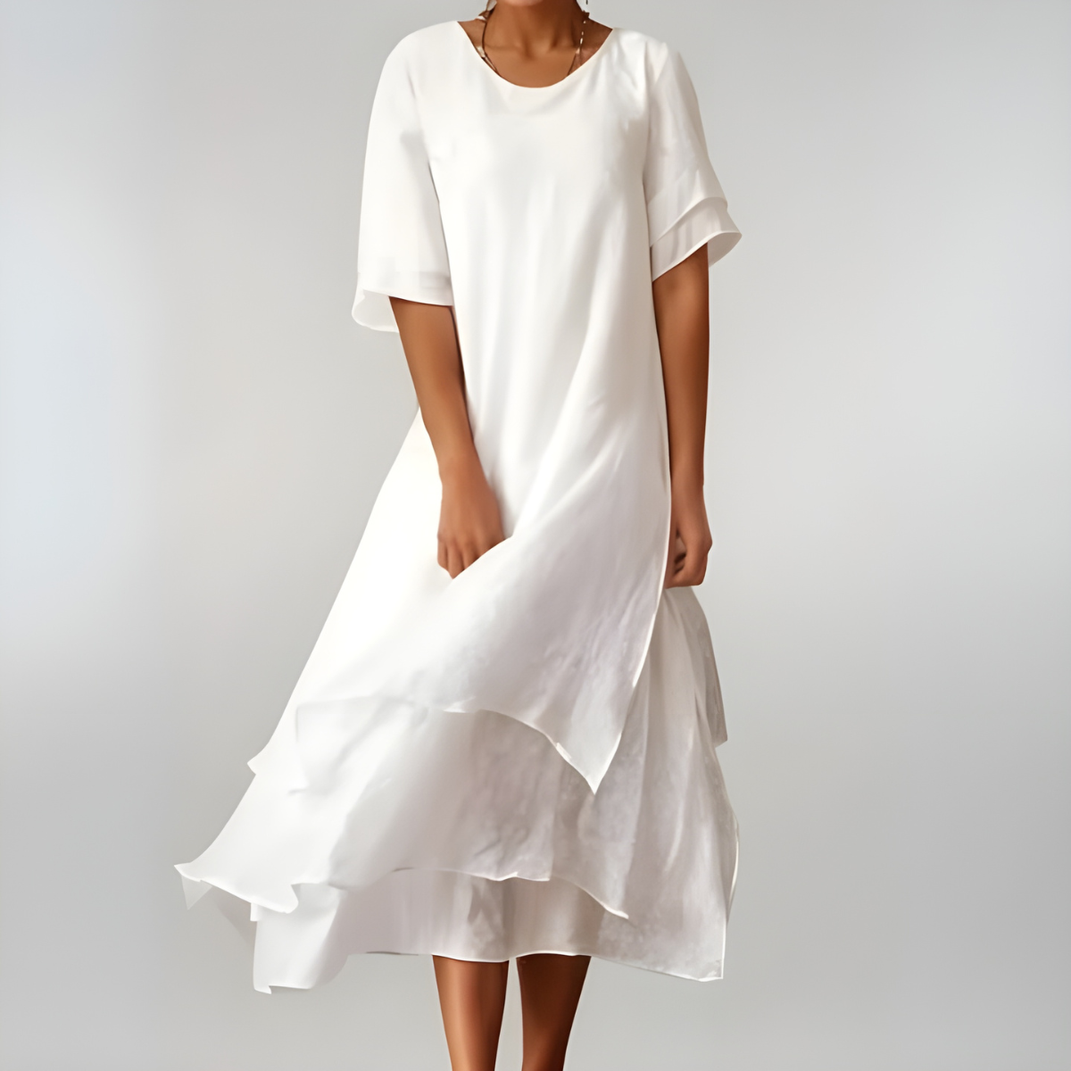 Agnès | Long, lightweight, and elegant cotton dress