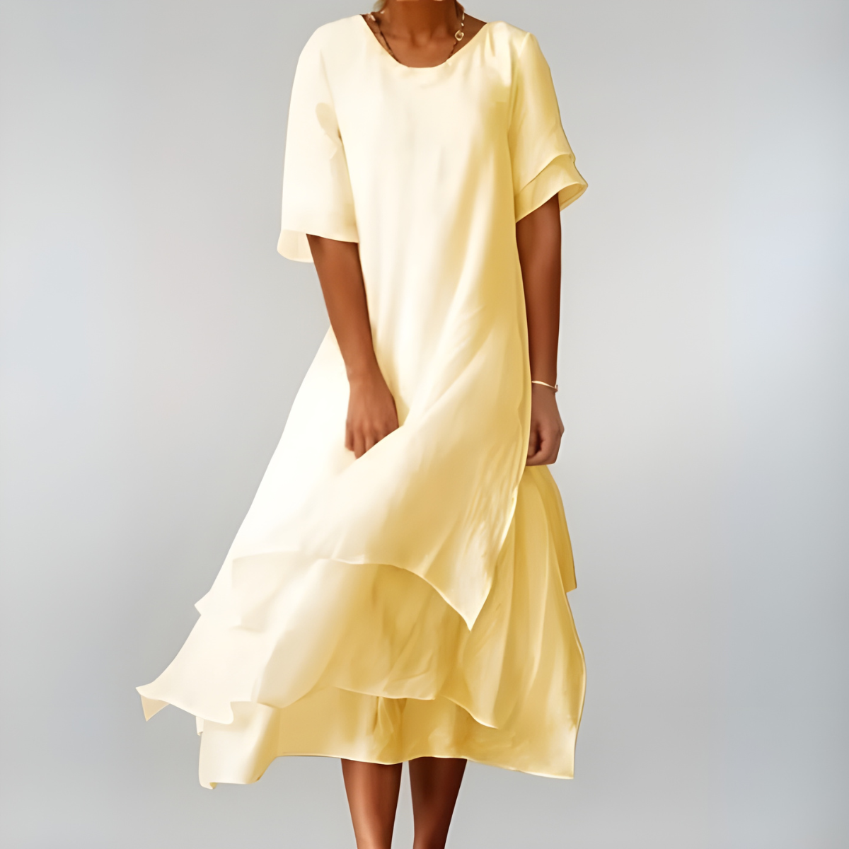 Agnès | Long, lightweight, and elegant cotton dress