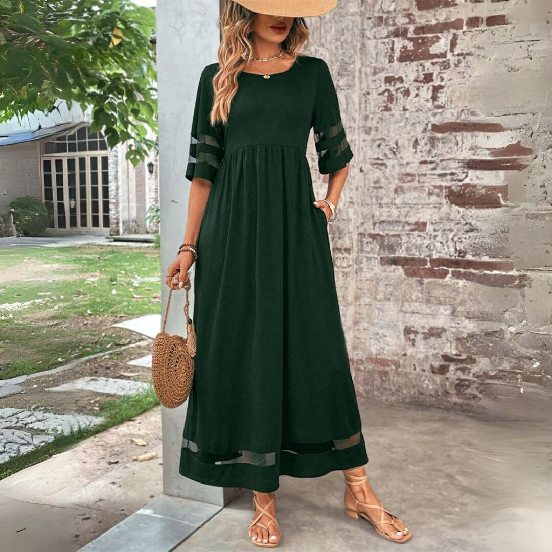 Emma™ – Flattering Tummy-Smoothing Midi Dress