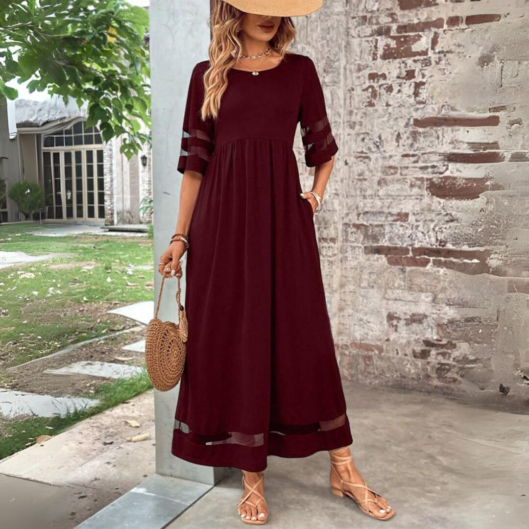 Emma™ – Flattering Tummy-Smoothing Midi Dress