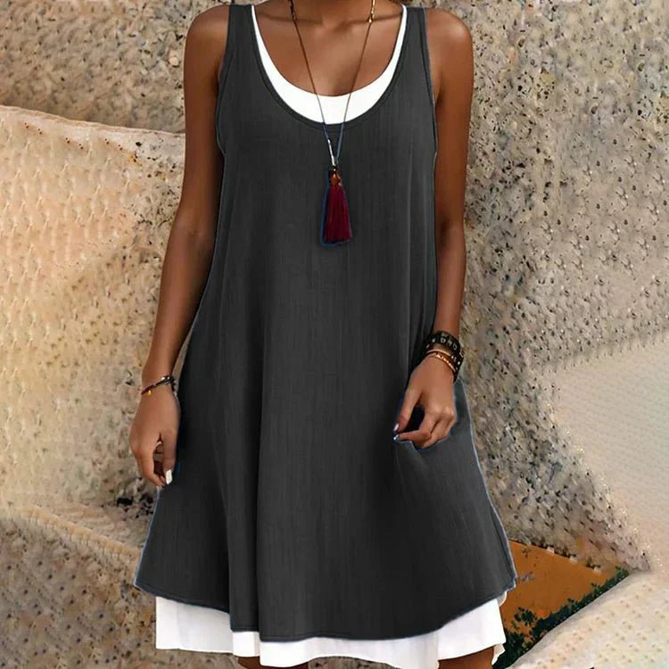 Claudine | Sunlit Elegance with Flattering Fit