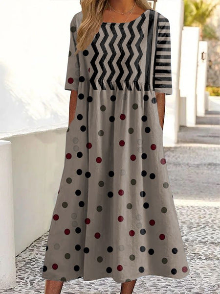 Élise | Effortlessly Elegant Floral Midi Dress