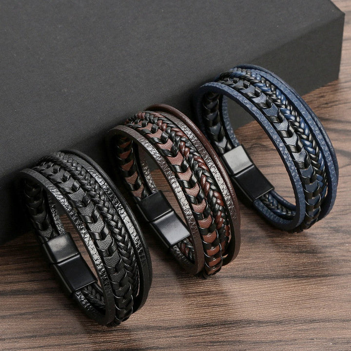 Cora™ - ADJUSTABLE WOVEN BRACELET WITH VIKING DESIGN