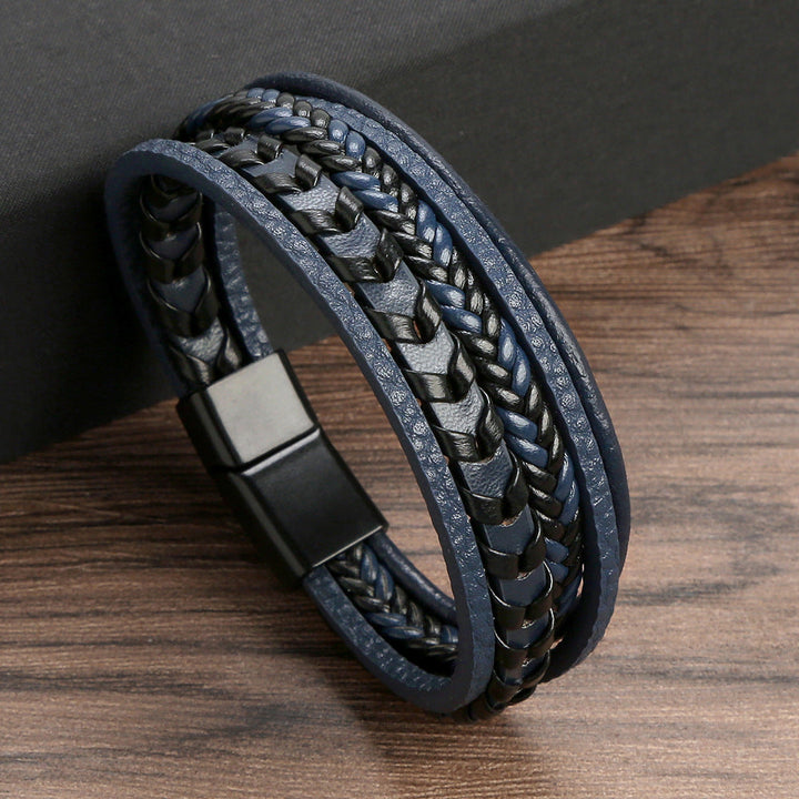 Cora™ - ADJUSTABLE WOVEN BRACELET WITH VIKING DESIGN