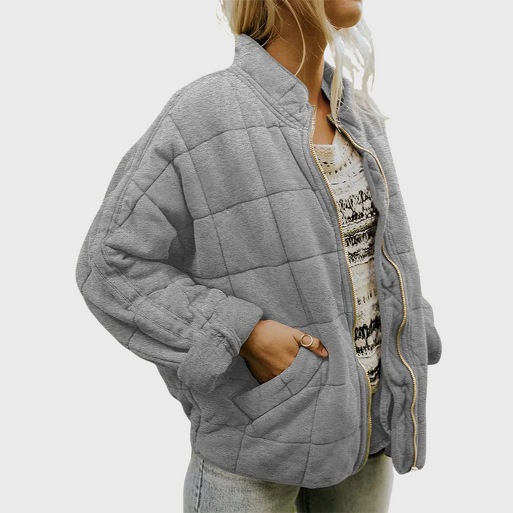 Hazel™ - ELEGANT OVERSIZED JACKET WITH QUILTED DESIGN