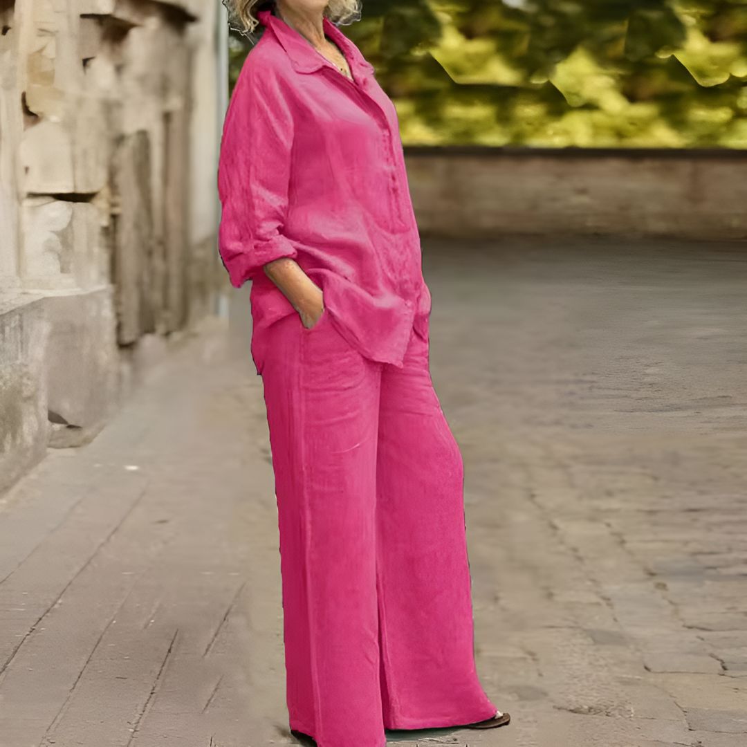 Carmen™ - ELEGANT SHIRT SUIT WITH SOPHISTICATED STYLE
