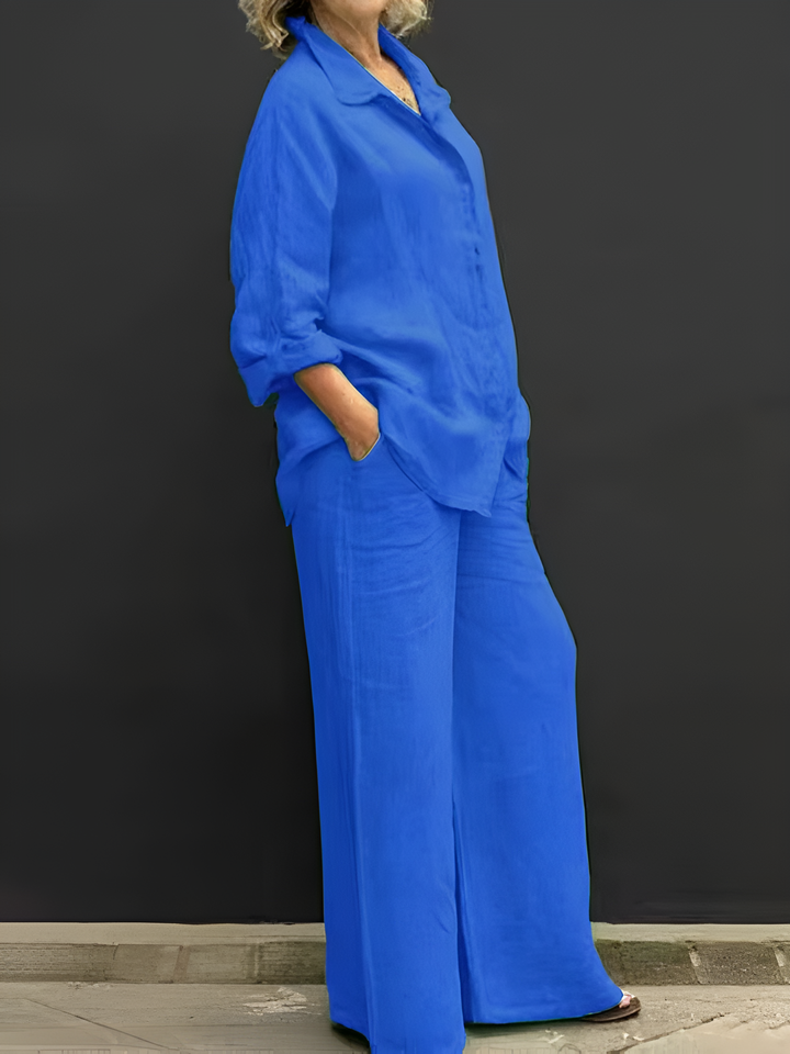 Carmen™ - ELEGANT SHIRT SUIT WITH SOPHISTICATED STYLE