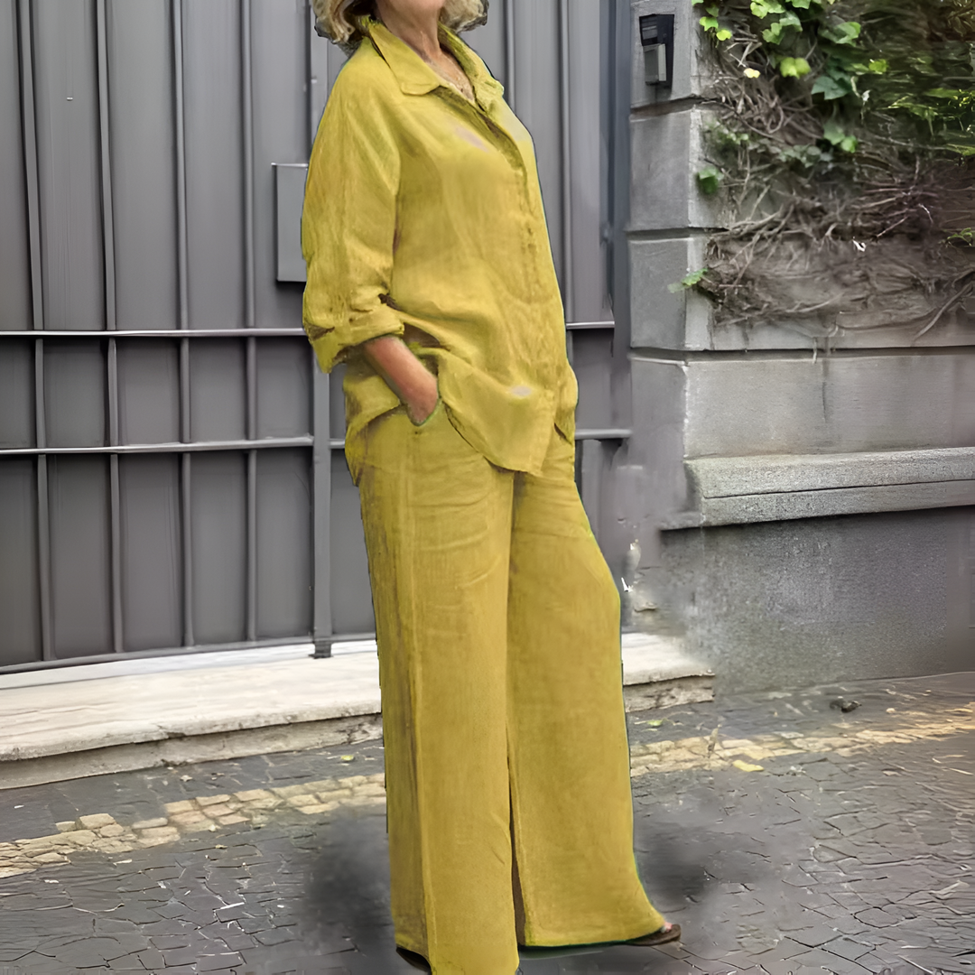 Carmen™ - ELEGANT SHIRT SUIT WITH SOPHISTICATED STYLE