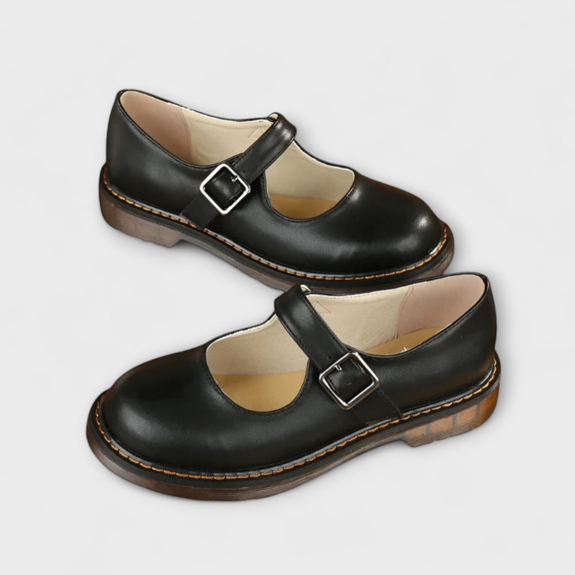 Aiyana™ - VINTAGE MARY JANES WITH CLASSIC ELEGANCE