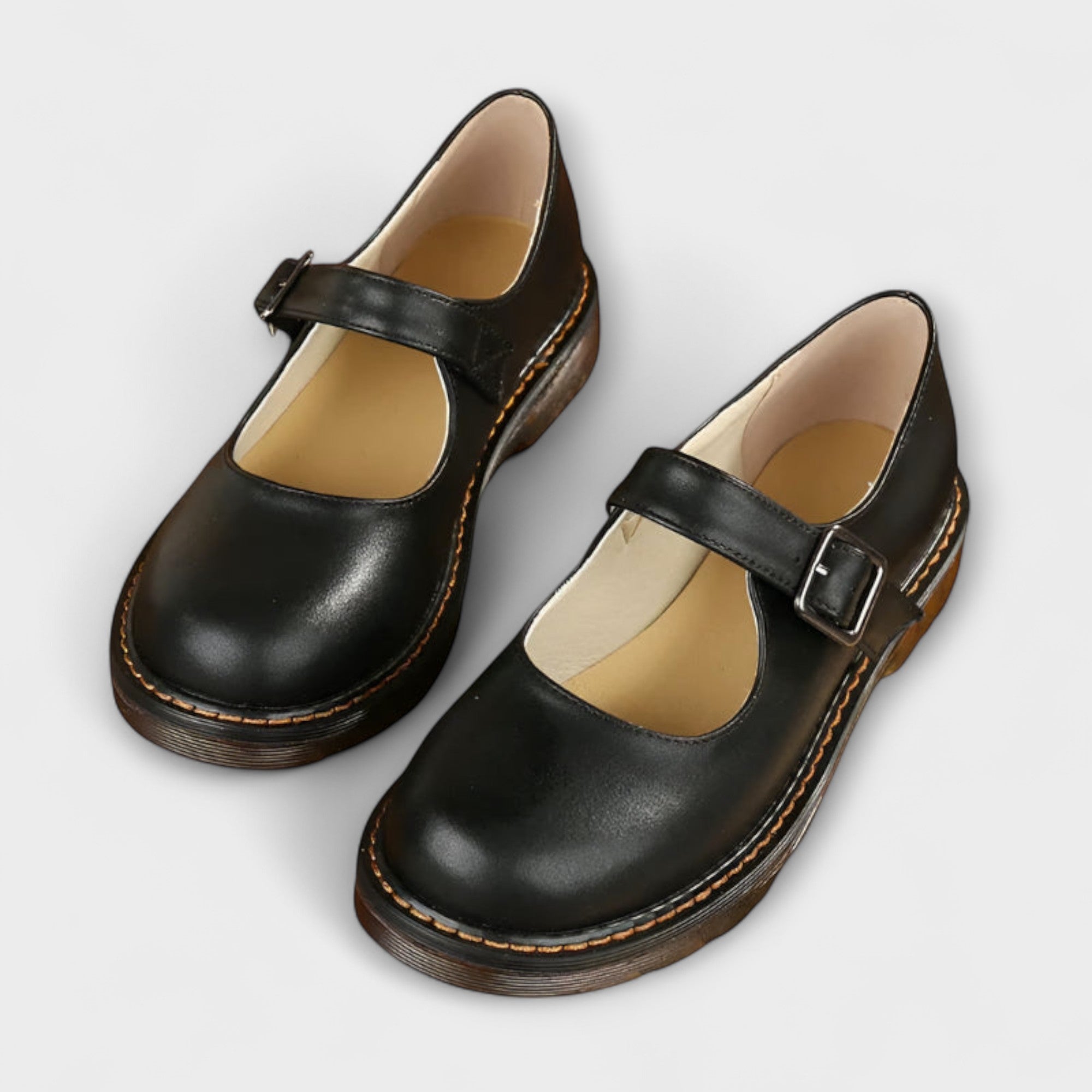 Aiyana™ - VINTAGE MARY JANES WITH CLASSIC ELEGANCE