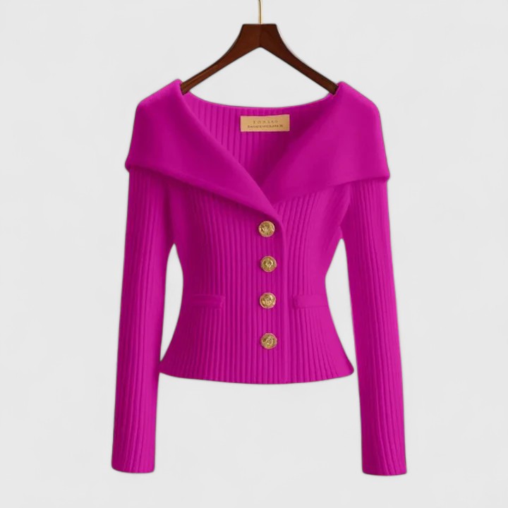 Chris™ - ELEGANT CARDIGAN WITH SOPHISTICATED SILHOUETTE