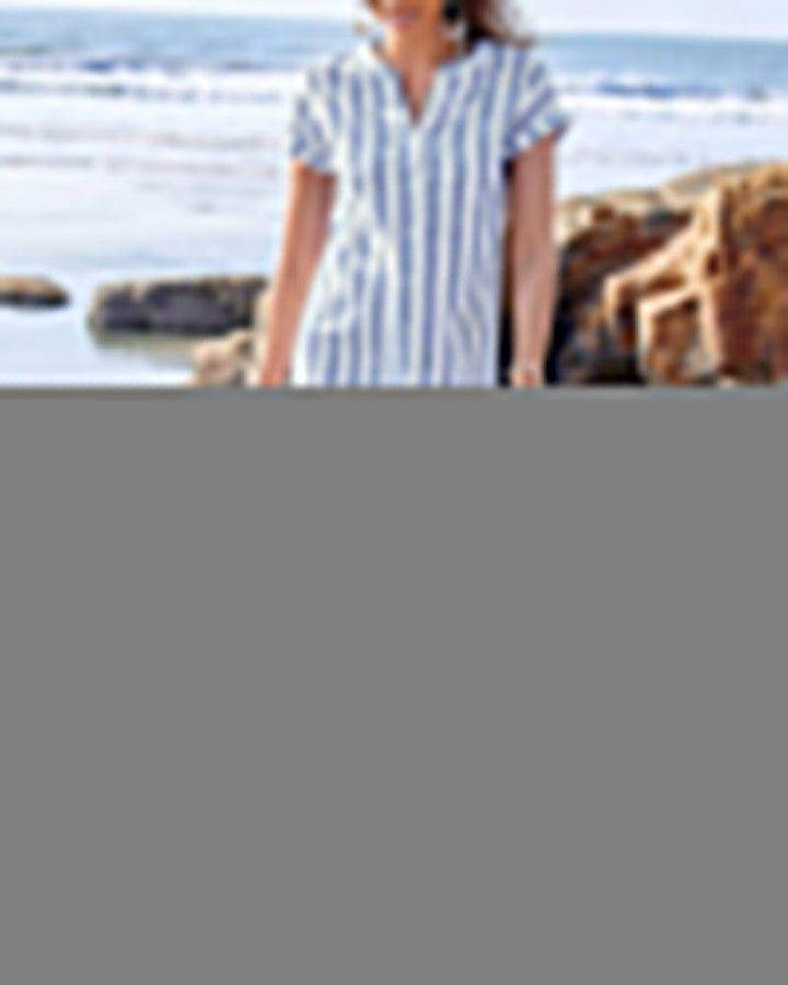 Leviana™ | Elegant Shirt Dress