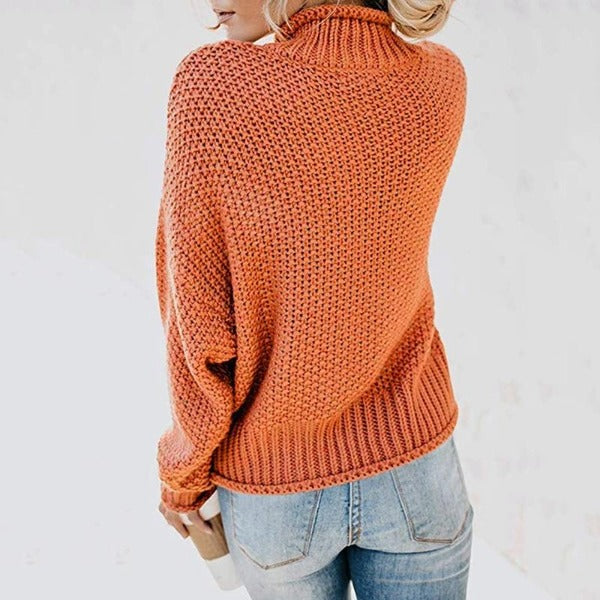 Iris™ - LOOSE KNIT PULLOVER SWEATER WITH RELAXED FIT