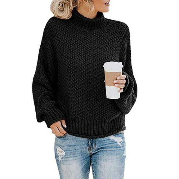 Iris™ - LOOSE KNIT PULLOVER SWEATER WITH RELAXED FIT