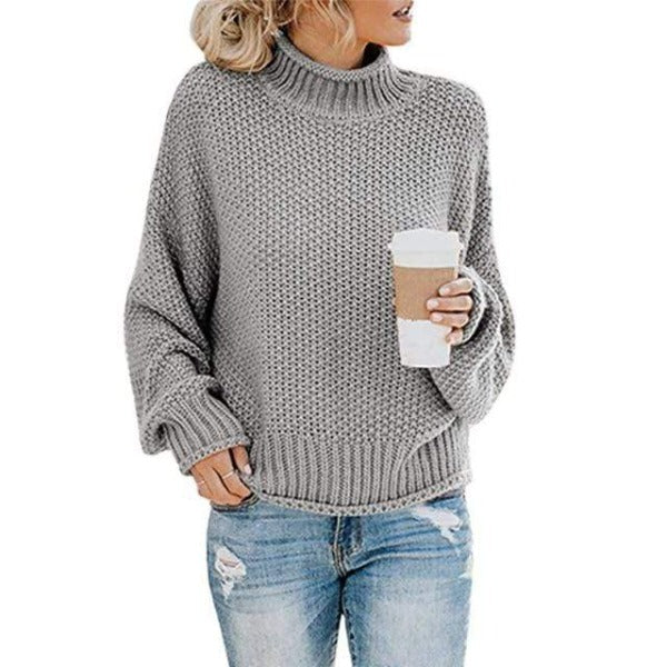 Iris™ - LOOSE KNIT PULLOVER SWEATER WITH RELAXED FIT