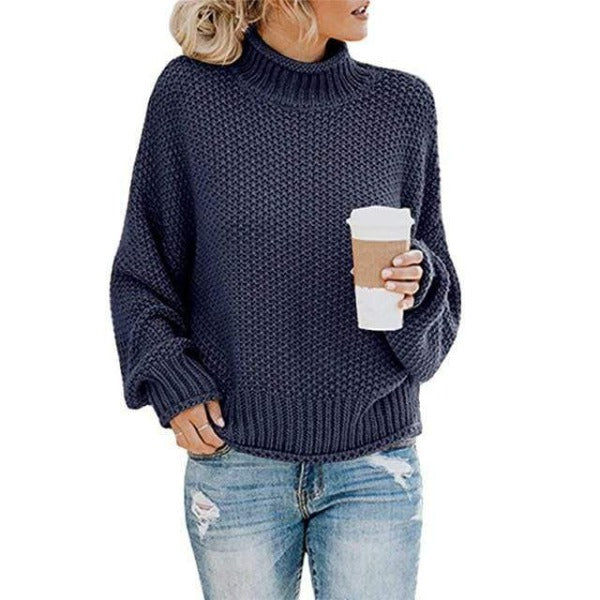 Iris™ - LOOSE KNIT PULLOVER SWEATER WITH RELAXED FIT