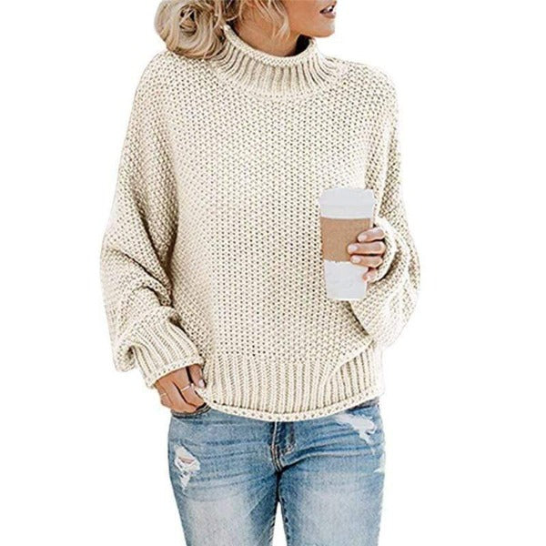 Iris™ - LOOSE KNIT PULLOVER SWEATER WITH RELAXED FIT