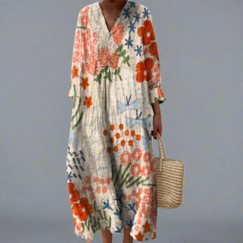 Alyette | Embroidered Summer Dress