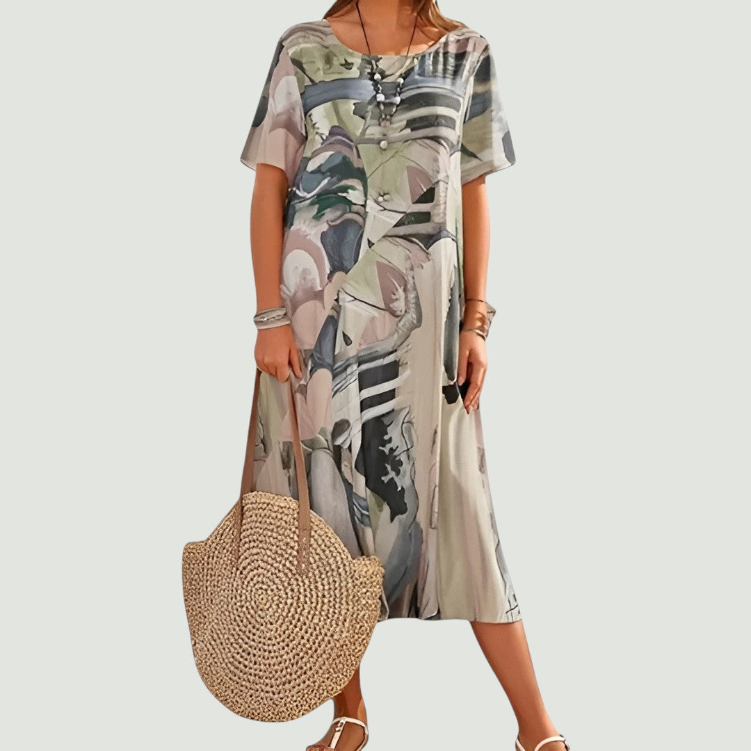 Leviana™ – Elegant and Lightweight Summer Midi Dress