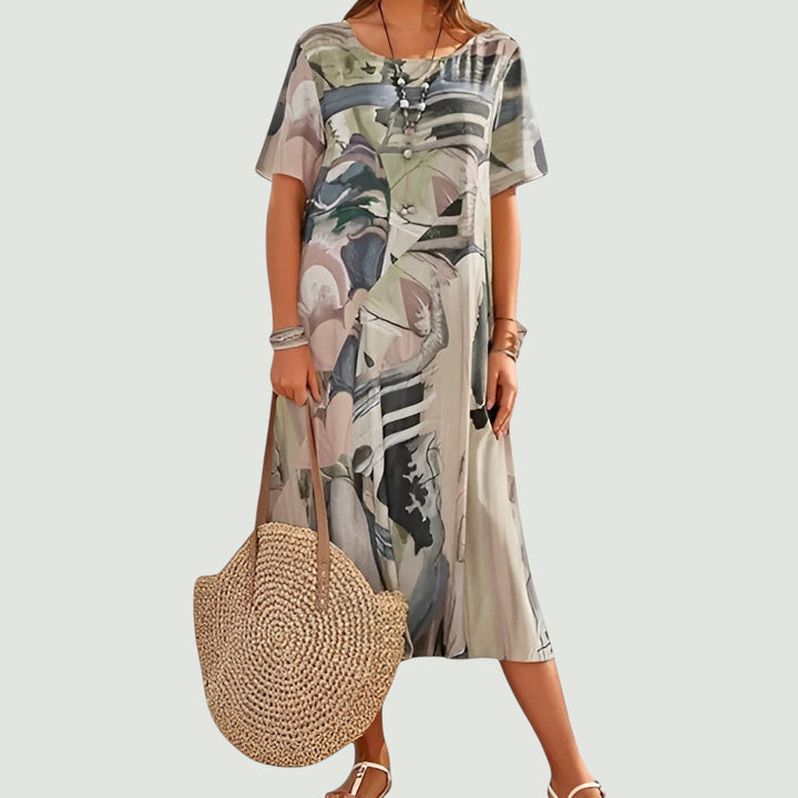 Leviana™ – Elegant and Lightweight Summer Midi Dress