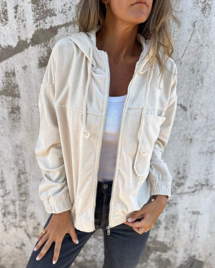 Elise | Elegant Velvet Corduroy Jacket