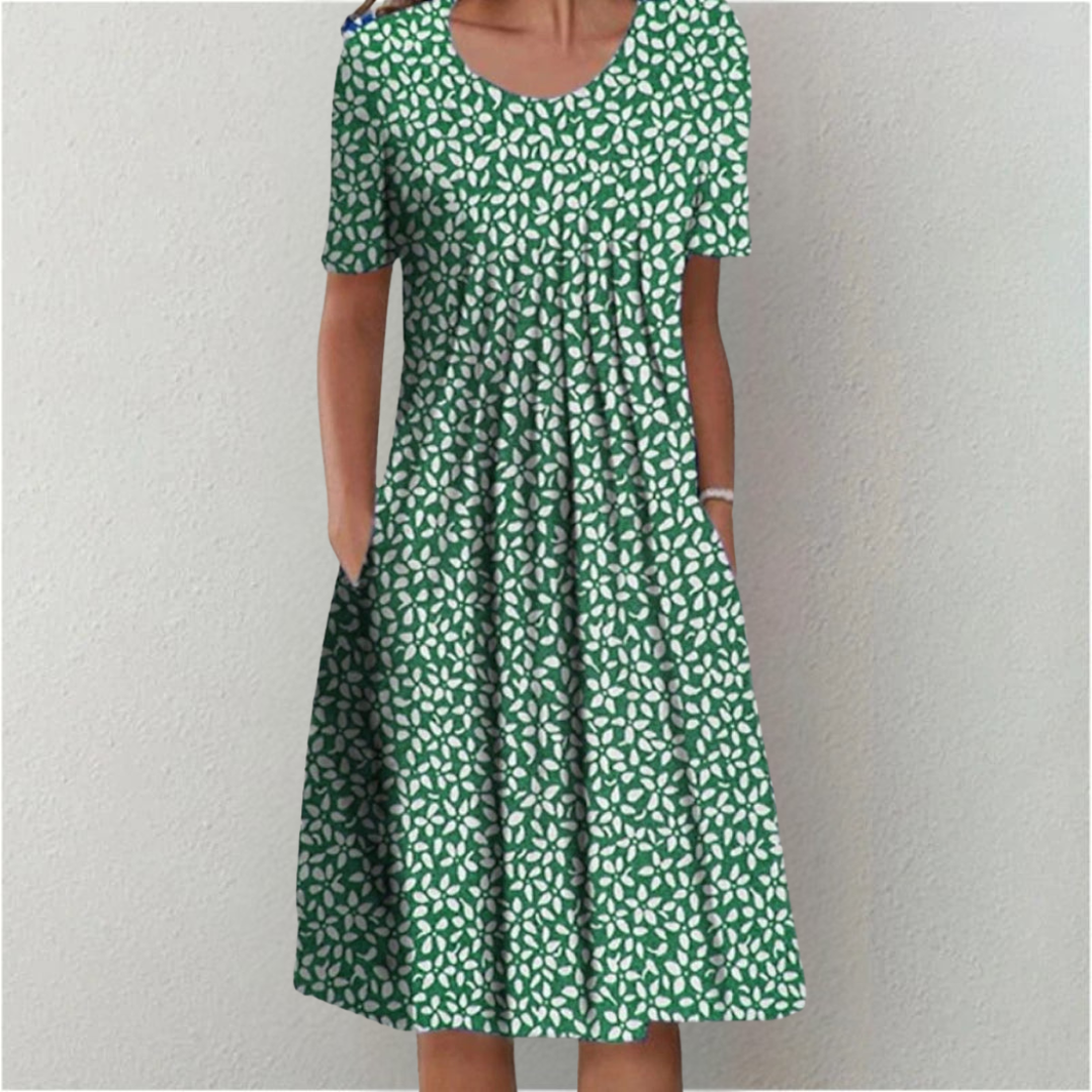 Sofia | Elegant Summer Dress with Tummy Coverage