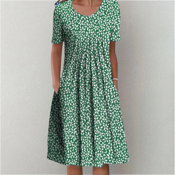 Sofia | Elegant Summer Dress with Tummy Coverage