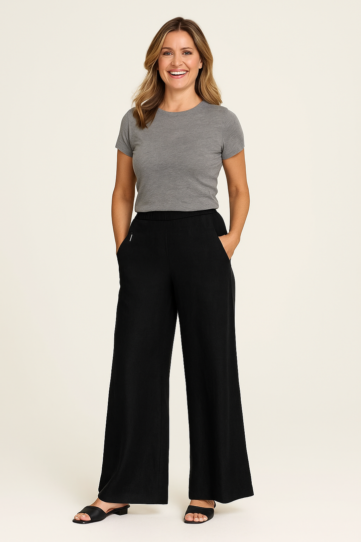 Emma™ - WIDE LEG TROUSERS WITH A RELAXED FIT