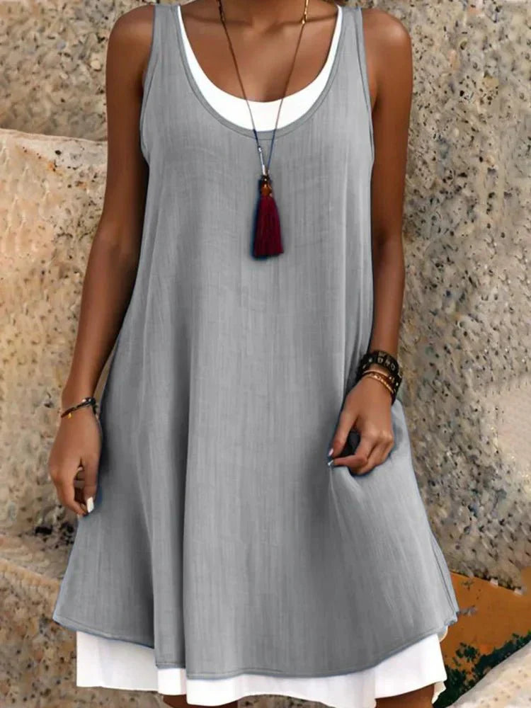 Claudine | Sunlit Elegance with Flattering Fit