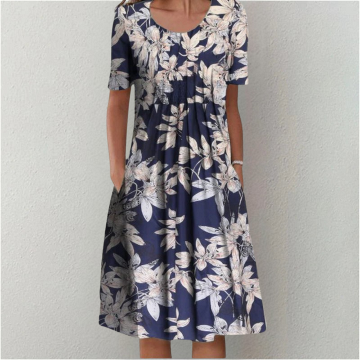Sofia | Elegant Summer Dress with Tummy Coverage