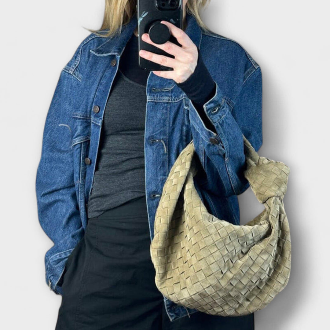 Claire - Large Woven Women's Handbag
