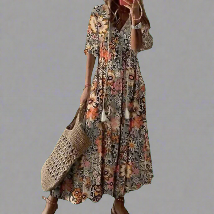 Cyratrud | Airy Maxi Dress with Modern Elegance