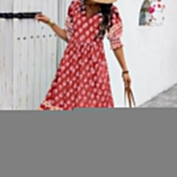 Aubre | Sunset Breeze Elegant Dress