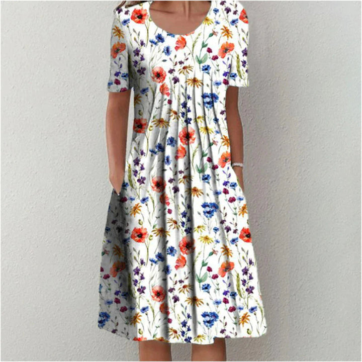 Sofia | Elegant Summer Dress with Tummy Coverage