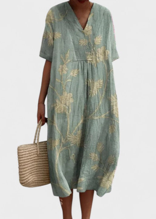 Claudine | Flowy Elegance with Tummy Coverage