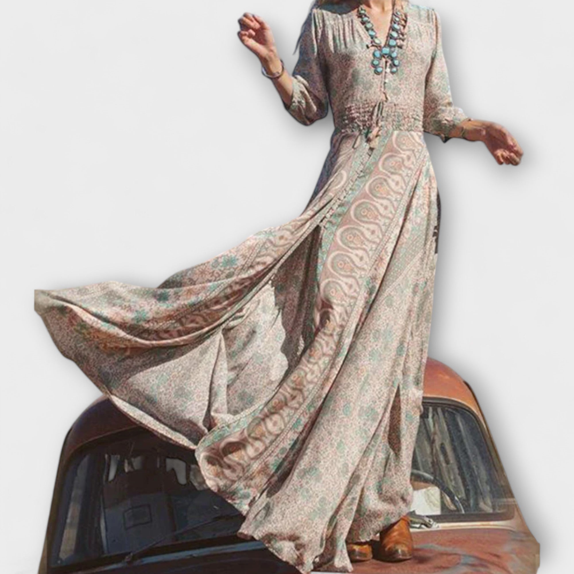 Relaxed Bohemian Maxi Dress