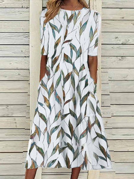 DARCIE | Elegant Tummy-Covering Flowing Petal Dress
