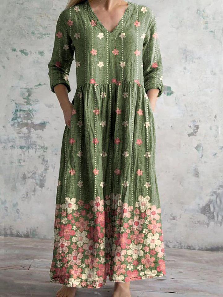 Celestine | Maxi dress with vintage floral print